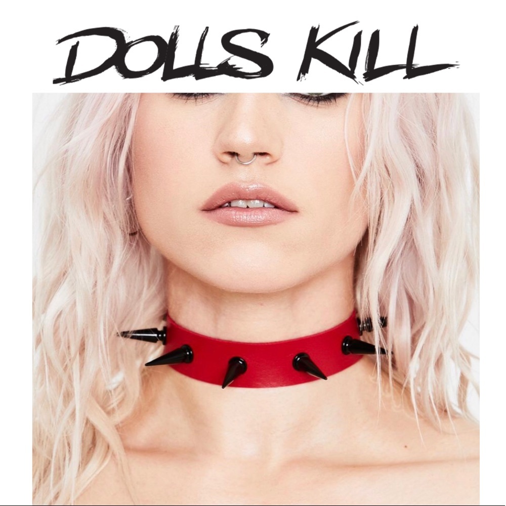 DOLLS KILL STUDDED CHOKER💋🔥 - Picture 9 of 9